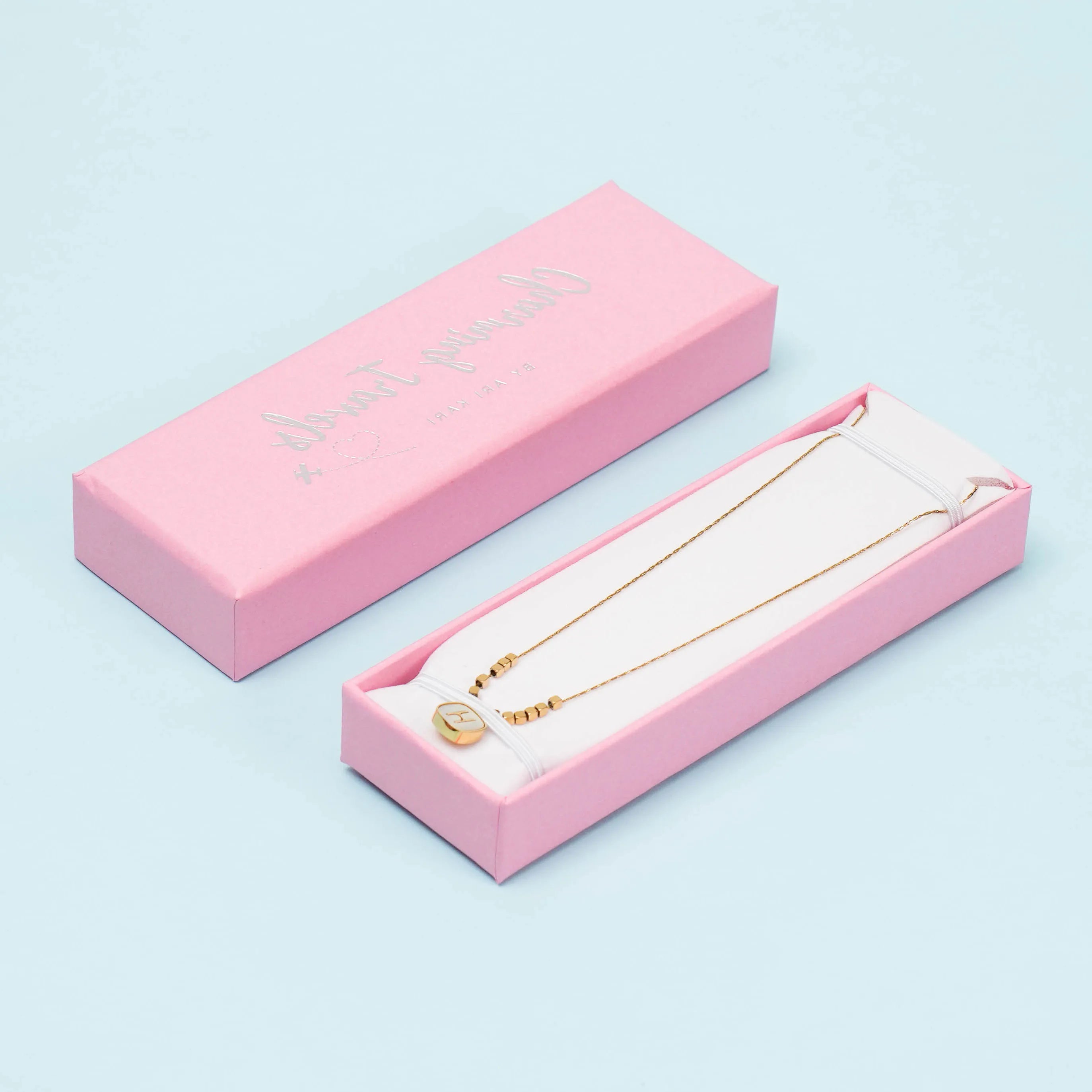 Custom Jewelry Packaging Boxes with Logo — Eco-Friendly Drawer & Magnetic Closure