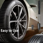 60 PCS Screw Type Tire Plug Kit with Screwdriver | Car Bike Tractor