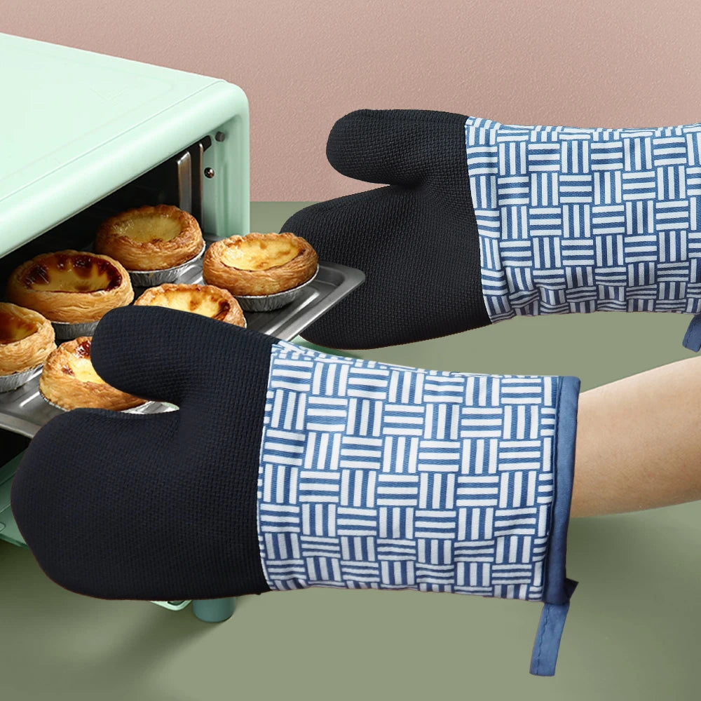 Heat-Resistant Cotton Baking Gloves | 200-Piece MOQ & 31-Day Lead Time | Waterproof & Non-Slip