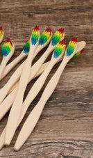 Wholesale 18cm Bamboo Toothbrush with Custom Logo | Bulk Hotel Amenities & Eco Giveaways