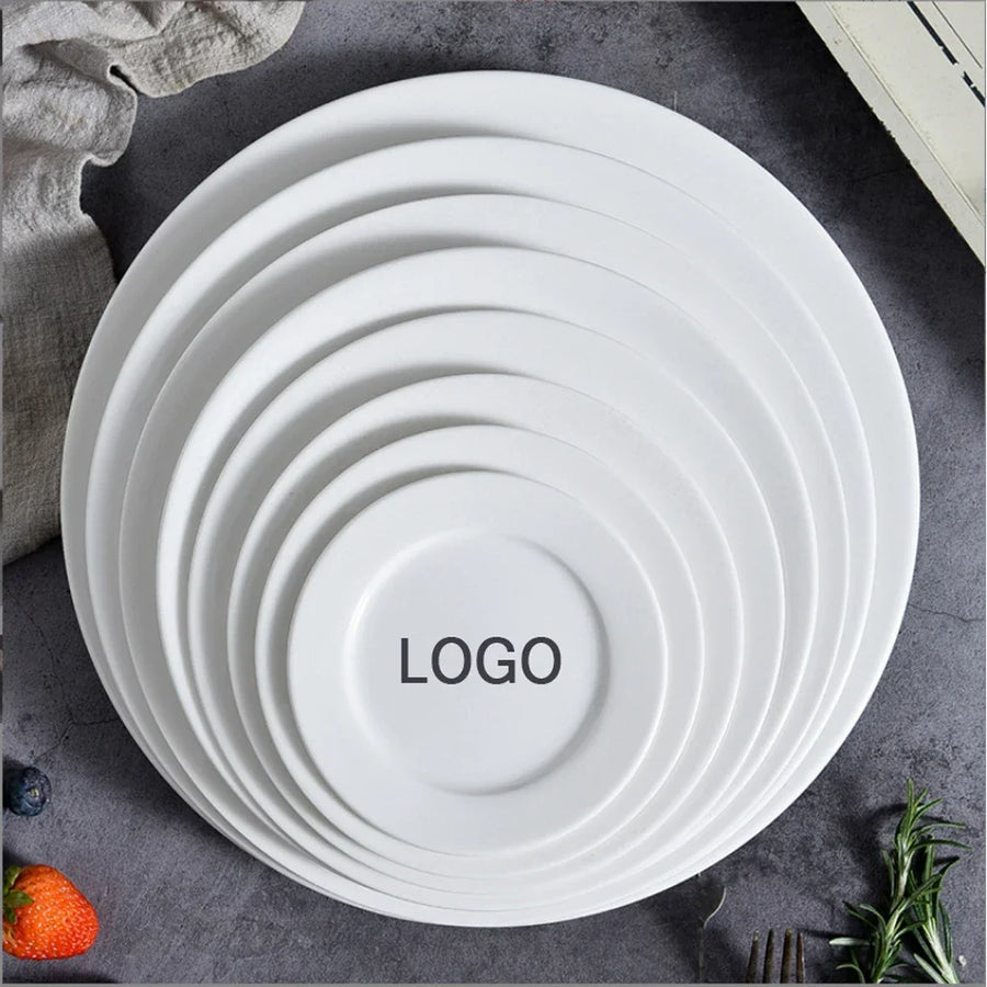 Custom Ceramic Plate — 1,000 MOQ, Food Grade, 31-Day Lead