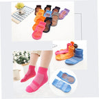 Custom Anti-Slip Trampoline Socks | Adult Kids Non-Slip Rubber Grip | 500 MOQ | Polyester/Spandex