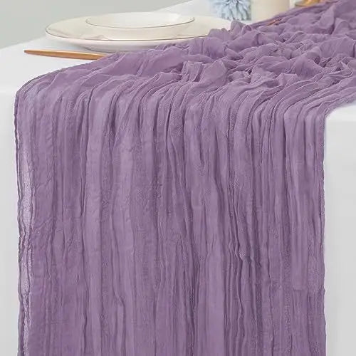 Cheesecloth Table Runners | OEKO-TEX | MOQ 1 | Luxury