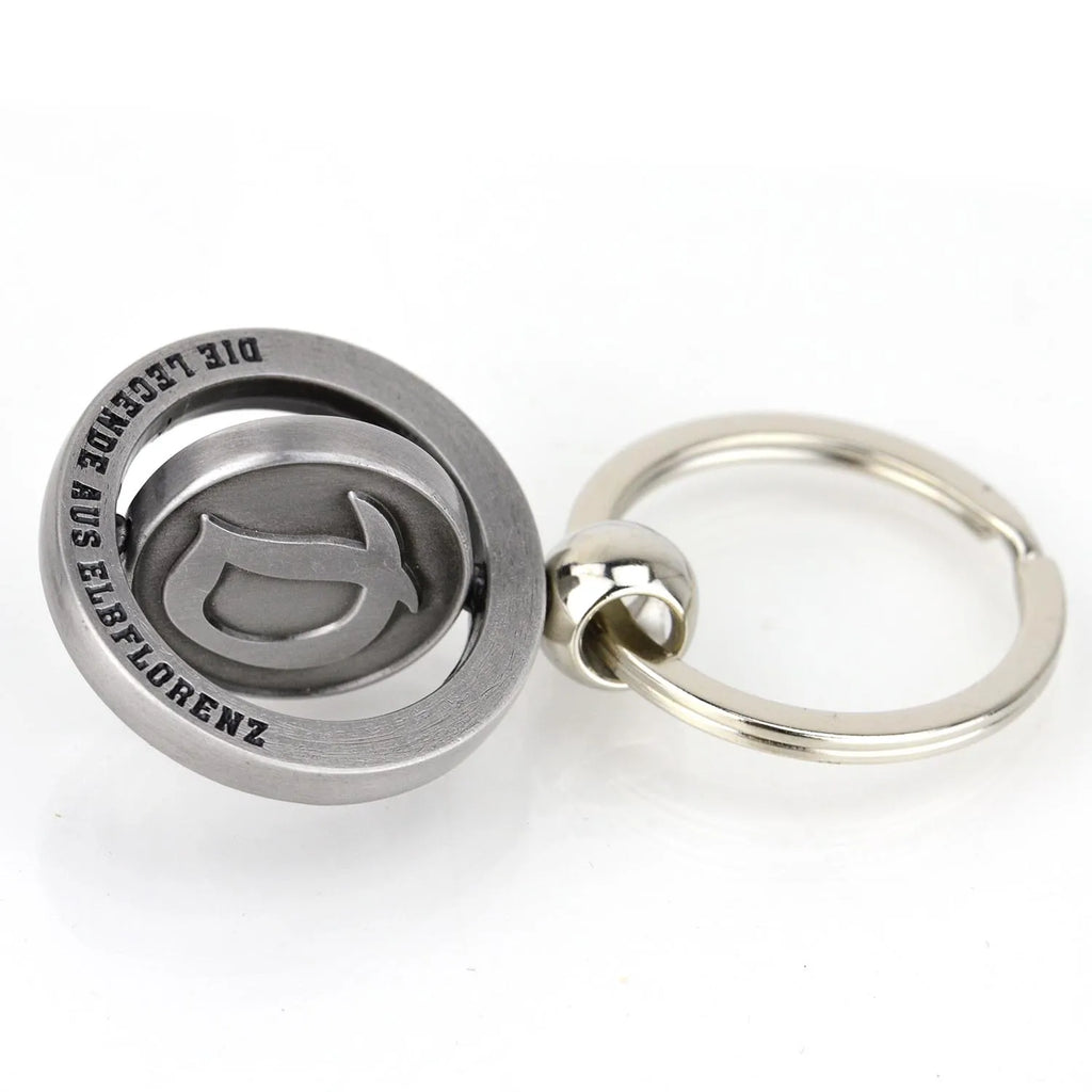 Custom Stainless Steel Spinning Keychain | 7-Day Lead | Negotiable MOQ