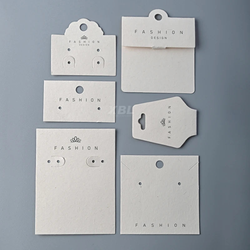 Custom Paper Jewelry Display Cards with Logo | MOQ 100