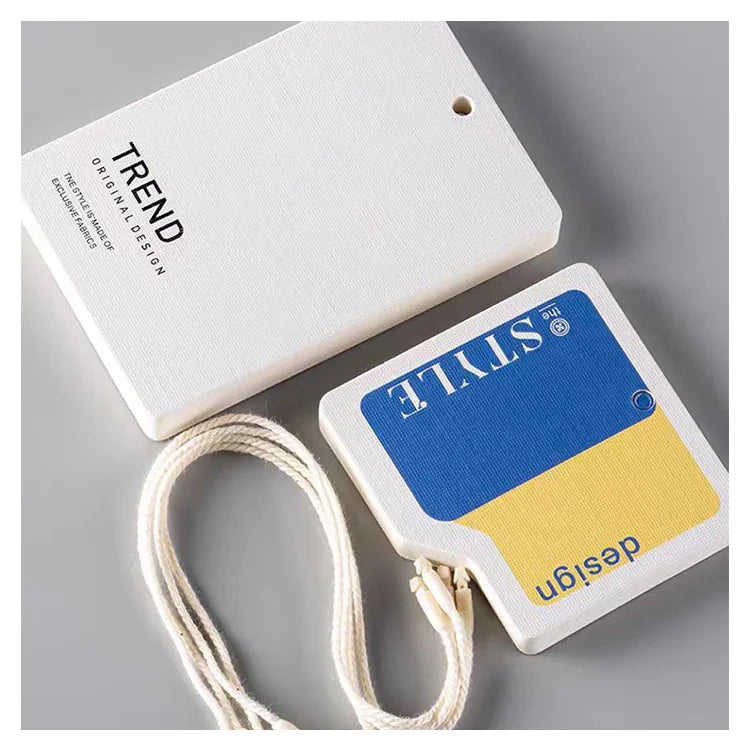 Custom Hang Tags for Clothing with Logo Wholesale | MOQ 500