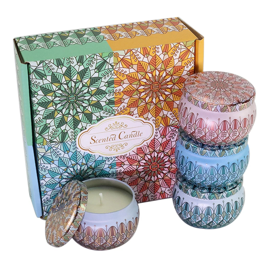 Custom Tin Candle with Logo | 2-Set MOQ | SGS Certified