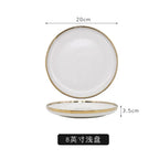 European Gold Rim Dinnerware — FDA/LFGB, 15-Day Lead, Low MOQ