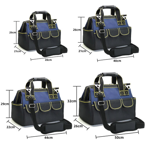 Custom Electrician Tool Bags with Logo – 1680D Oxford, 150 lb Cap