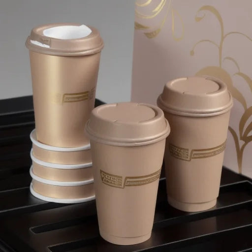 Custom Double Wall Paper Cups with Logo | MOQ 10,000 | 31-Day Lead