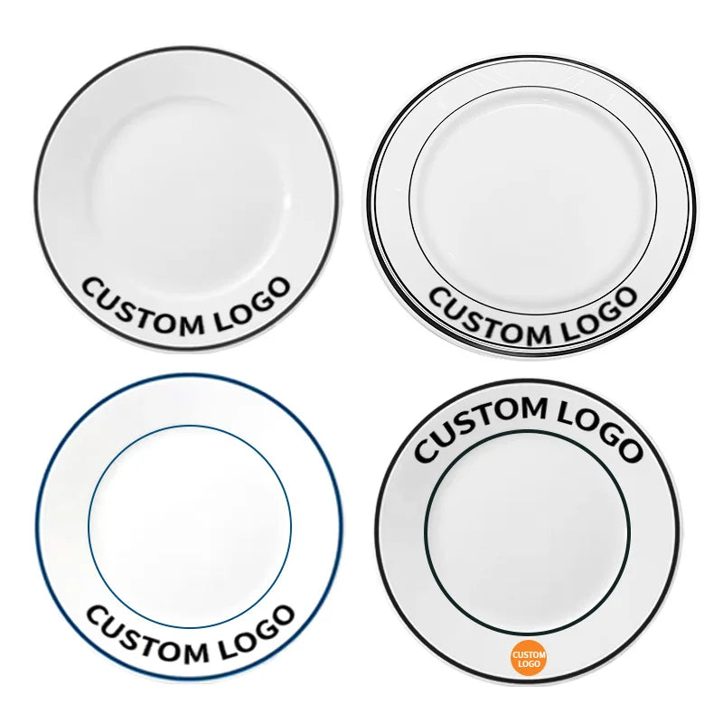 Custom Ceramic Plate — 1,000 MOQ, Food Grade, 31-Day Lead
