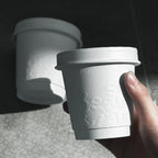 Custom Embossed Double Wall Paper Cup with Logo for Cafe | MOQ 10,000