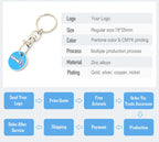 Custom Shopping Cart Token Keychain | 100 MOQ | 12-Day Lead