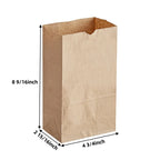 Custom Kraft Paper Bags 100% Recycled | Logo Printing | Restaurant Takeout