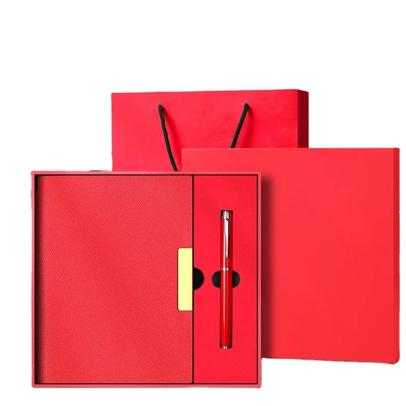 Custom PU Notebook and Pen Set with Logo | Bulk MOQ 100
