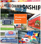 Custom Printed 3x5ft Flags | Polyester Mesh Banners | 1 Piece MOQ | Dye Sublimation