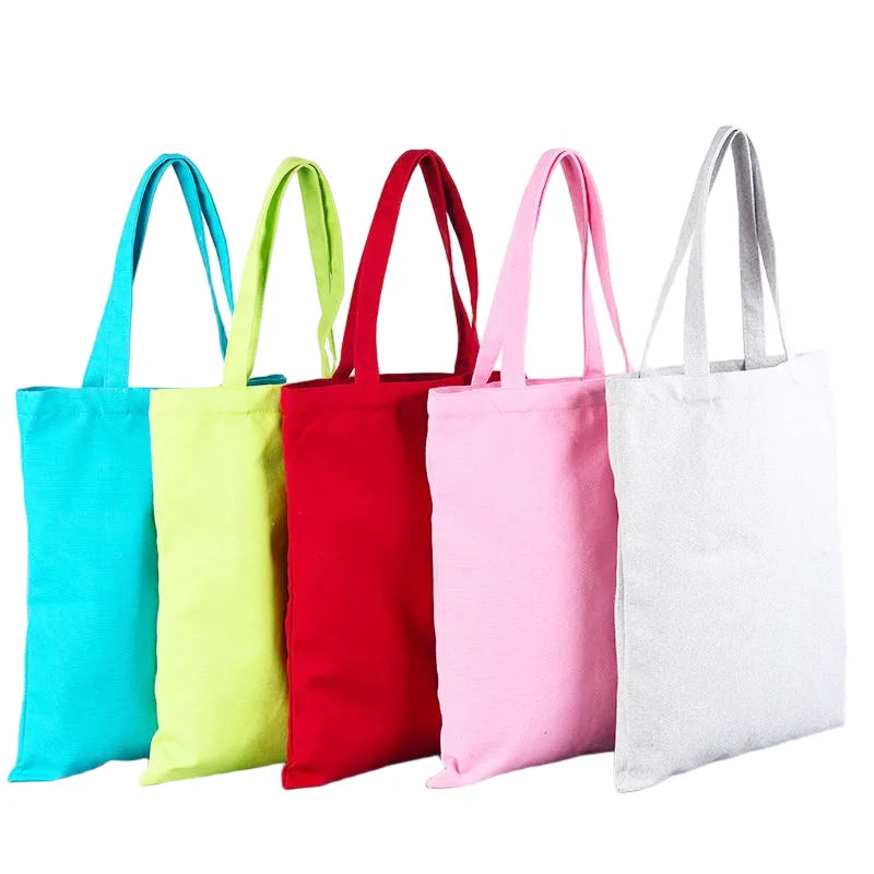 Custom Recycled Cotton Tote Bag – Eco-Friendly Promotional Shopping Bags With Logo Printing