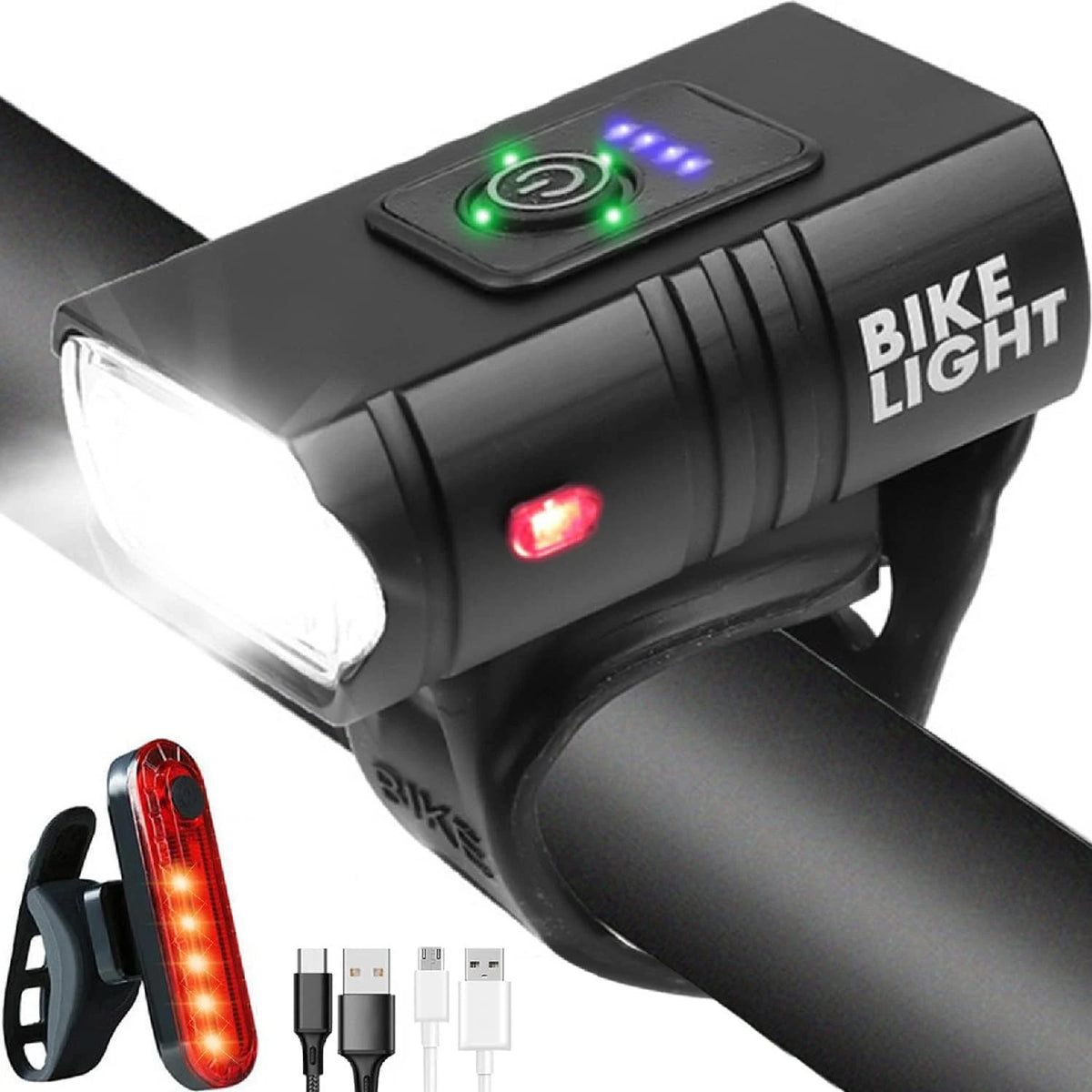 Wholesale 1000LM USB Bicycle Front Light with Logo | MOQ 1