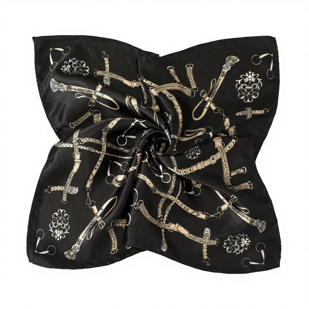 Personalized Silk Satin Scarves | 2-Piece MOQ & 3-7 Day Lead Time | 46 Colors | OEM Manufacture