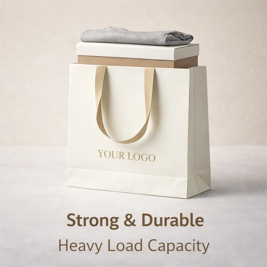 Custom Paper Shopping Bags | Kraft Boutique Retail Bags