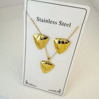Custom 18K Gold Plated Stainless Steel Jewelry Set | MOQ 2