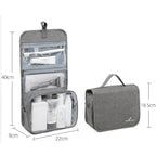 Custom Hanging Toiletry Bag — 500 MOQ, 35-Day Lead Time