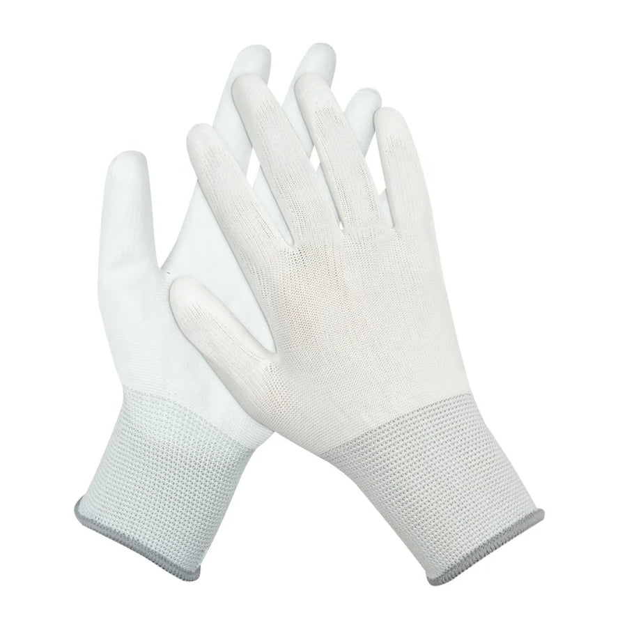 Knitted Polyester Mechanical Construction Gloves Customizable Safety Work Gloves