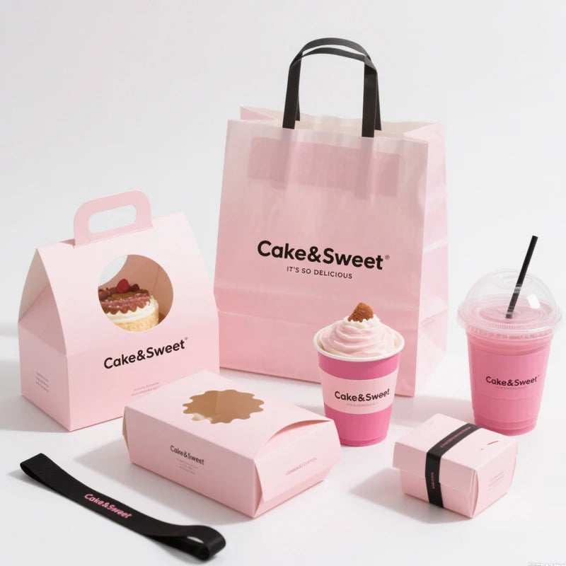 Custom Fast Food Packaging Boxes — Oil & Moisture Protection, 500 Boxes MOQ