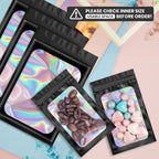 Custom Mylar Holographic Bags Wholesale | BPA-Free Food Grade 12-Day Lead