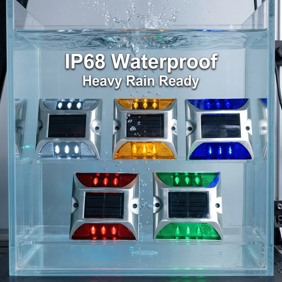 IP68 Solar Road Stud with Ultra Bright LED | MOQ 2 pcs