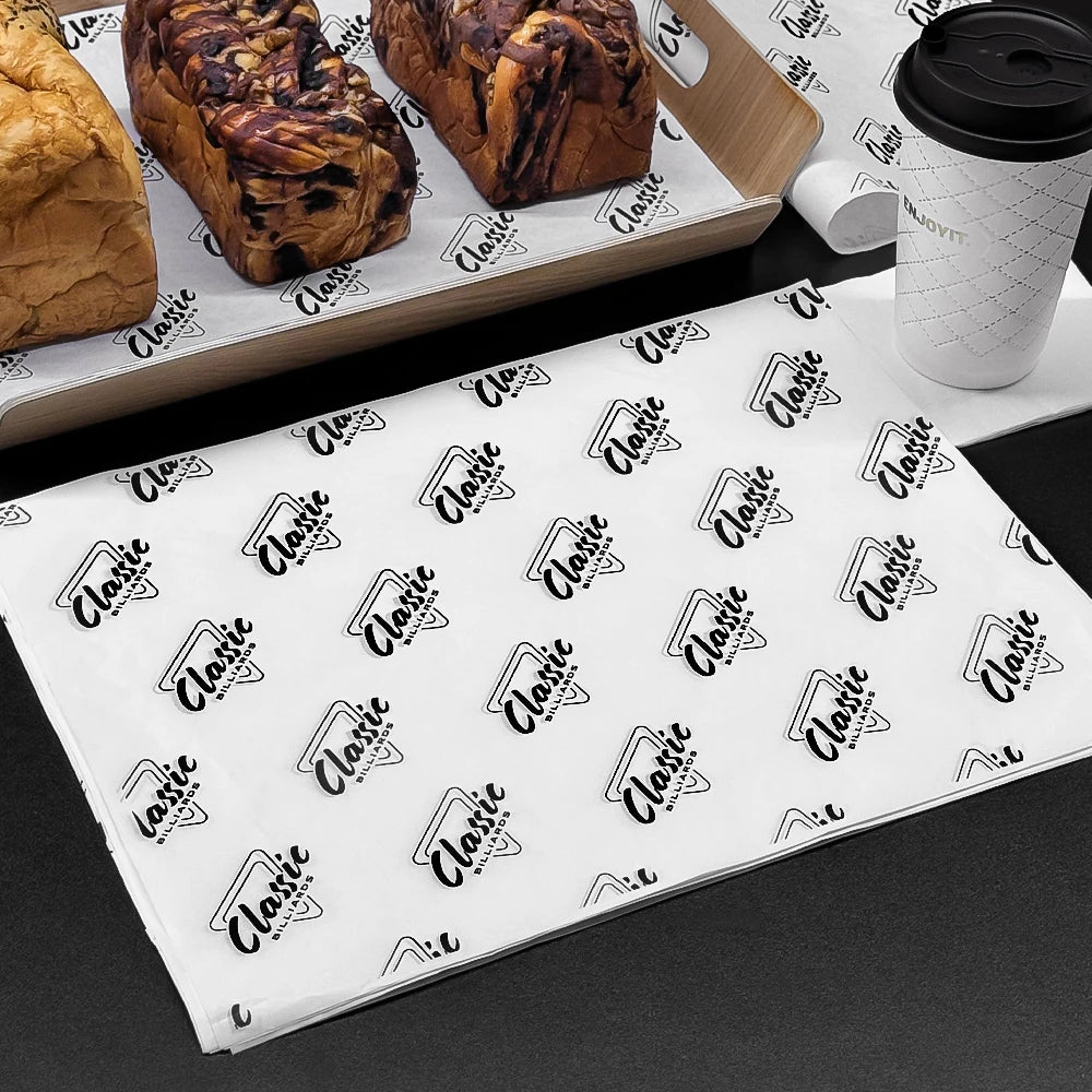 Custom Eco-Friendly Food Wrapping Paper | FDA Certified | Biodegradable | Bulk