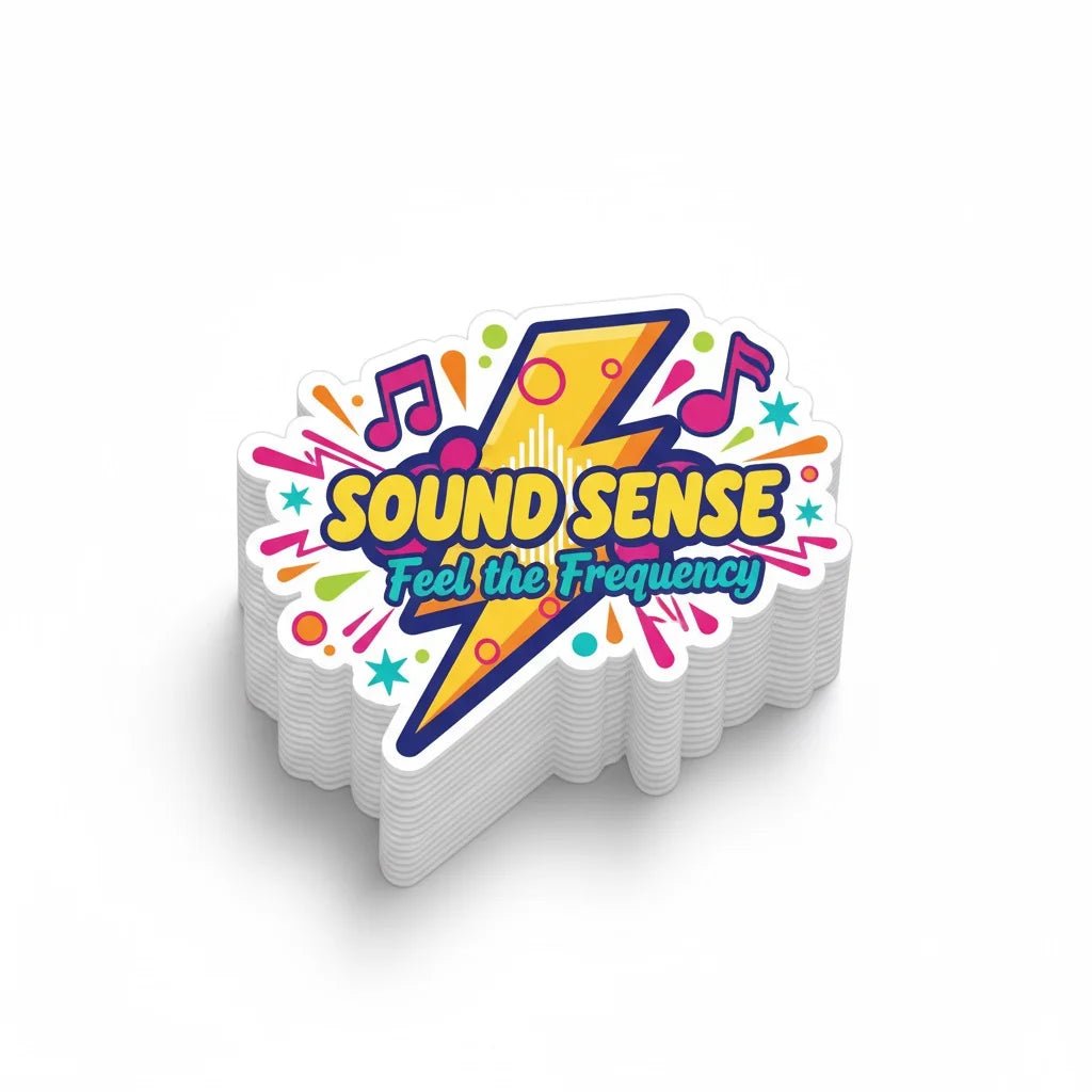 Custom Waterproof Vinyl Stickers | 100 Pcs MOQ UV Printing Die-Cut