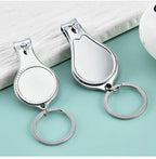 Custom 3-in-1 Stainless Steel Keychain with Logo | 50 MOQ Multifunctional