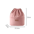 Custom Velvet Cosmetic Bags with Logo — Zipper Closure, Embroidery & Woven Labels