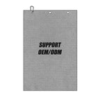 Custom Microfiber Golf Towels | 50-Piece MOQ & 10-Day Lead Time | Waffle Pattern & Carabiner Clip