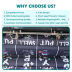 Custom 3x5ft Sublimation Flags | Double-Sided Outdoor Flags | 10 MOQ | 5-Day Lead Time