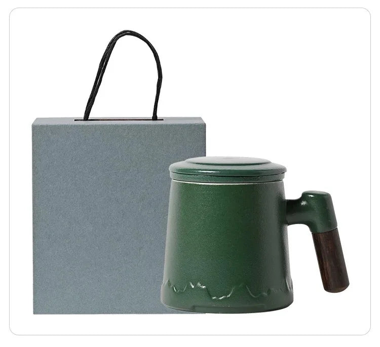 Custom Ceramic Mug Gift Set with Box | 50-Piece MOQ for Employee Recognition