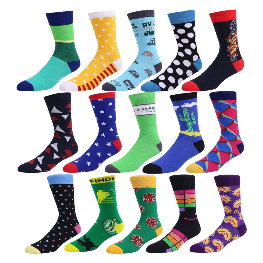 Custom 100% Cotton Crew Socks | Sublimation Printing | 50 Pairs MOQ | Bulk Corporate Gifts