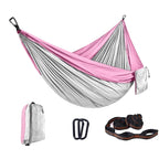 Custom 210T Parachute Nylon Hammock with Logo | 200kg Capacity, 1 MOQ, Camping