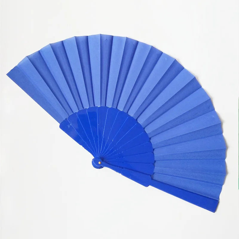 Hot Sale Custom logo Folding Hand Fans 13 Inch Large Folding Bamboo Hand Fan for Wedding