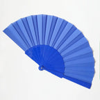 Hot Sale Custom logo Folding Hand Fans 13 Inch Large Folding Bamboo Hand Fan for Wedding