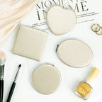 2x Magnifying Pocket Mirrors | Champagne Gold | MOQ 50