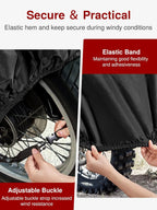 Custom Waterproof Motorcycle Cover with Lock Hole | MOQ 1 Pc