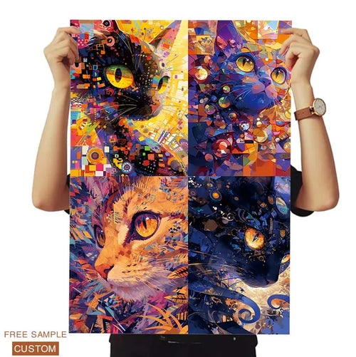 Wholesale Custom Posters | A0-A4, Ultra-High-Definition RGB | 100 Pcs MOQ