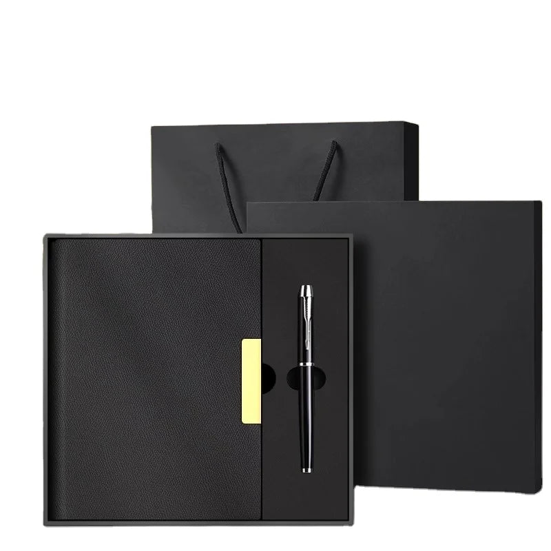 Custom PU Notebook and Pen Set with Logo | Bulk MOQ 100
