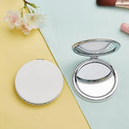 PU Leather Pocket Mirrors | Double-Sided with Logo | Custom
