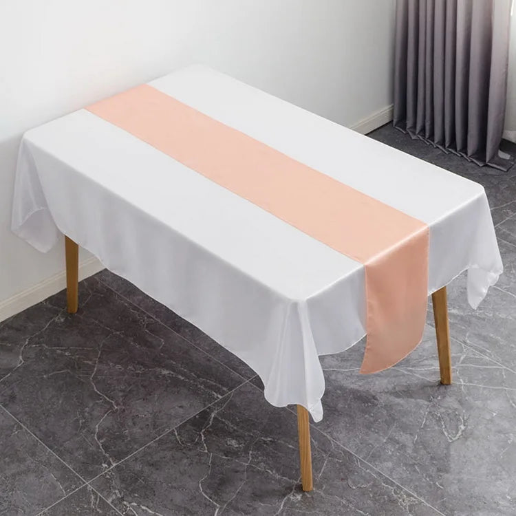 Satin Table Runners | 12×108 Inch | Stocked | MOQ 10