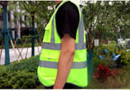 Custom High Visibility Reflective Safety Vest – Multi Pocket Breathable Mesh Workwear for Construction, Road Crew & Security