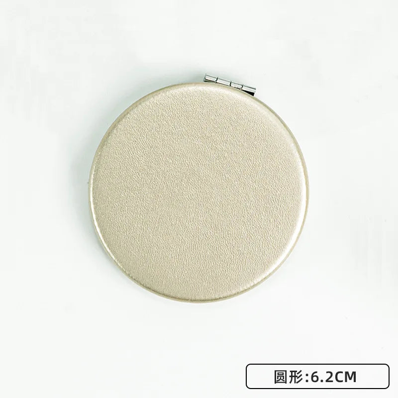 2x Magnifying Pocket Mirrors | Champagne Gold | MOQ 50
