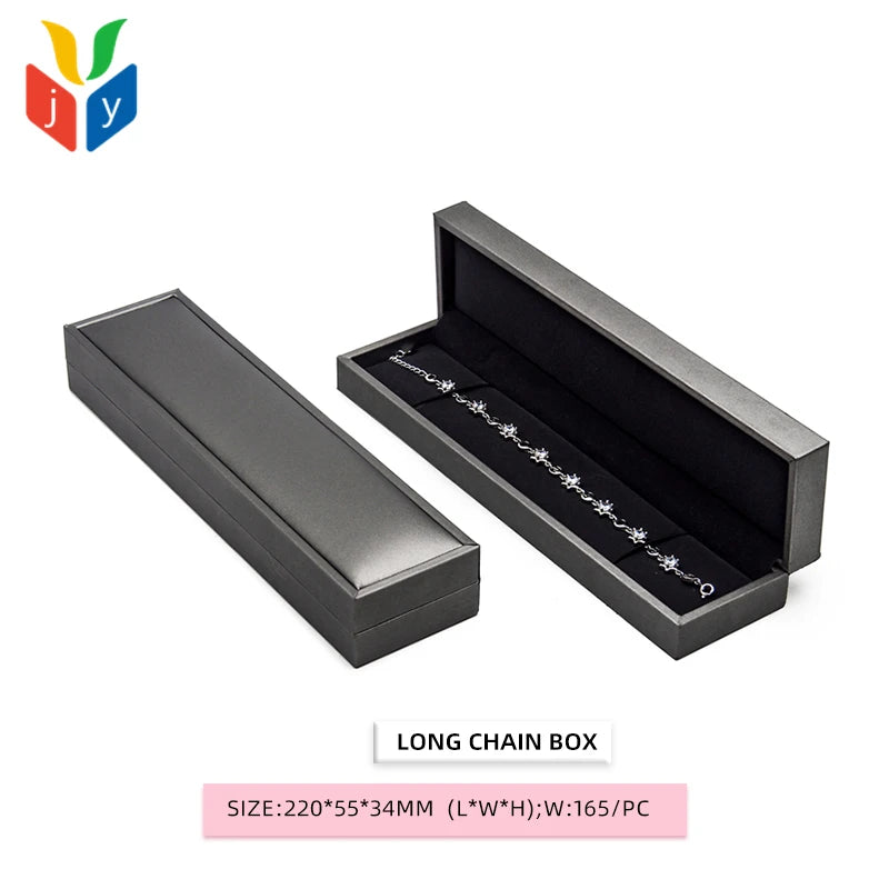 Custom PU Leather Jewelry Boxes with Logo | MOQ 100